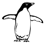 Penguin v1 Decal Sticker